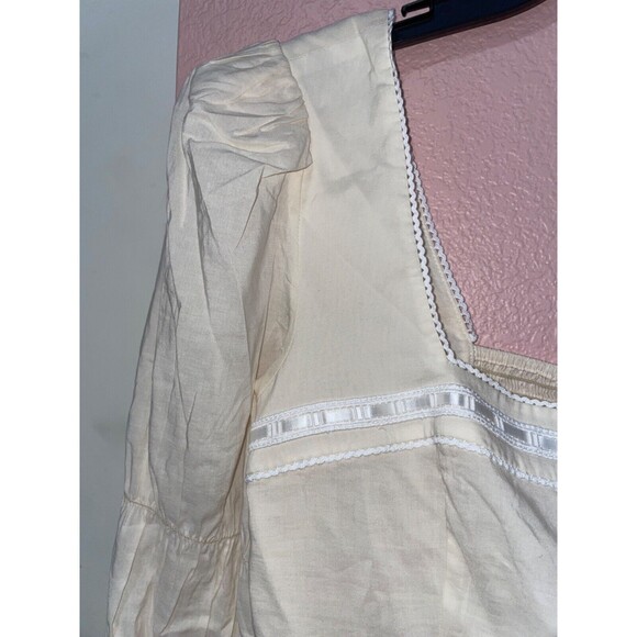 Reformation Amalie Tiered Sleeve Square Neck Top size 8 NWT - Picture 5 of 10